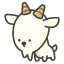 Goat Element from Kawaii Emoji Set