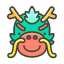 Dragon Face Emoji from Kawaii Emoji Set