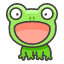 Frog Element from Kawaii Emoji Set