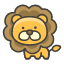 Lion Element from Kawaii Emoji Set