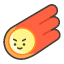 Comet Emoji from Kawaii Emoji Set