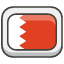 Flag Bahrain Emoji from Kawaii Emoji Set