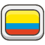 Flag Colombia Emoji from Kawaii Emoji Set