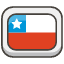 Flag Chile Emoji from Kawaii Emoji Set