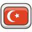 Flag Turkey Emoji from Kawaii Emoji Set
