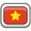 Flag Vietnam Emoji from Kawaii Emoji Set