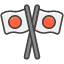 Crossed Flags Emoji from Kawaii Emoji Set