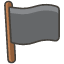 Black Flag Emoji from Kawaii Emoji Set