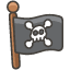 Pirate Flag Emoji from Kawaii Emoji Set