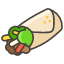 Burrito Emoji from Kawaii Emoji Set
