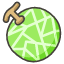 Melon Element from Kawaii Emoji Set