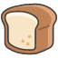 Bread Emoji from Kawaii Emoji Set