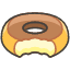 Doughnut A Emoji from Kawaii Emoji Set