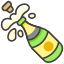 Bottle With Popping Cork Emoji from Kawaii Emoji Set