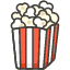 Popcorn Element from Kawaii Emoji Set