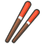 Chopsticks Emoji from Kawaii Emoji Set