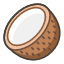 Coconut Emoji from Kawaii Emoji Set