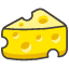 Cheese Wedge Emoji from Kawaii Emoji Set