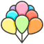 Balloon Emoji from Kawaii Emoji Set