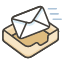 Incoming Envelope Element from Kawaii Emoji Set