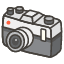 Camera A Emoji from Kawaii Emoji Set