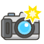Camera With Flash Emoji from Kawaii Emoji Set
