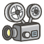 Film Projector Element from Kawaii Emoji Set
