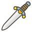 Dagger Element from Kawaii Emoji Set