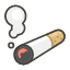 Cigarette Emoji from Kawaii Emoji Set