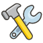 Hammer And Wrench Element from Kawaii Emoji Set