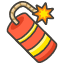 Firecracker Element from Kawaii Emoji Set