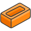 Brick Emoji from Kawaii Emoji Set