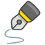 Black Nib Emoji from Kawaii Emoji Set
