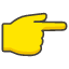 Backhand Index Pointing Right emoji - Free transparent PNG, SVG. No sign up needed.