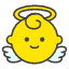 Baby Angel emoji - Free transparent PNG, SVG. No sign up needed.