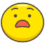 Anguished Face emoji - Free transparent PNG, SVG. No sign up needed.