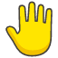 U+1F91A emoji - Free transparent PNG, SVG. No Sign up needed.