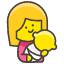 Breast Feeding Emoji from Kawaii Emoji Set