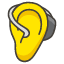 Ear With Hearing Aid Element from Kawaii Emoji Set