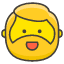 U+1F9D4 emoji - Free transparent PNG, SVG. No Sign up needed.