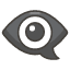 Eye In Speech Bubble Element from Kawaii Emoji Set