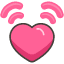 Beating Heart Emoji from Kawaii Emoji Set