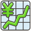 Chart Increasing With Yen Emoji from Kawaii Emoji Set