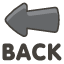 Back Arrow Emoji from Kawaii Emoji Set