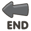 End Arrow A Element from Kawaii Emoji Set