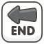 End Arrow B Element from Kawaii Emoji Set