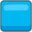 Blue Square Emoji from Kawaii Emoji Set