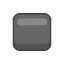 Black Medium Small Square Emoji from Kawaii Emoji Set