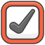Check Box With Check A Emoji from Kawaii Emoji Set