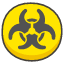 Biohazard Emoji from Kawaii Emoji Set